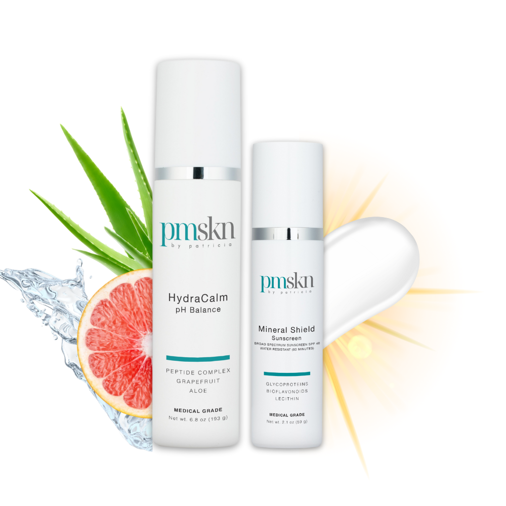 Glow & Go Duo - HydraCalm pH Toner + Mineral Shield Sunscreen